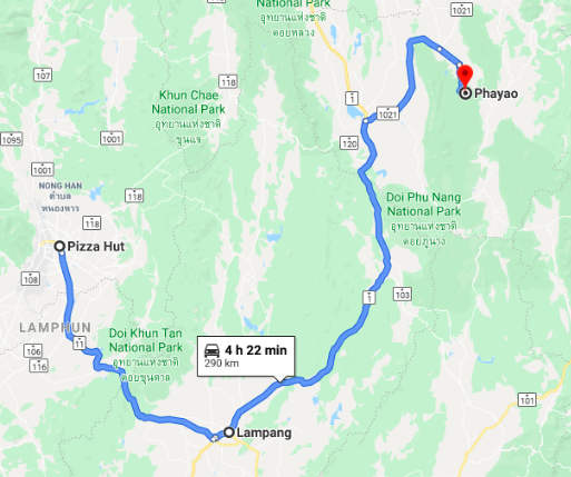 Chiang Mai to Lampang to Phayao
