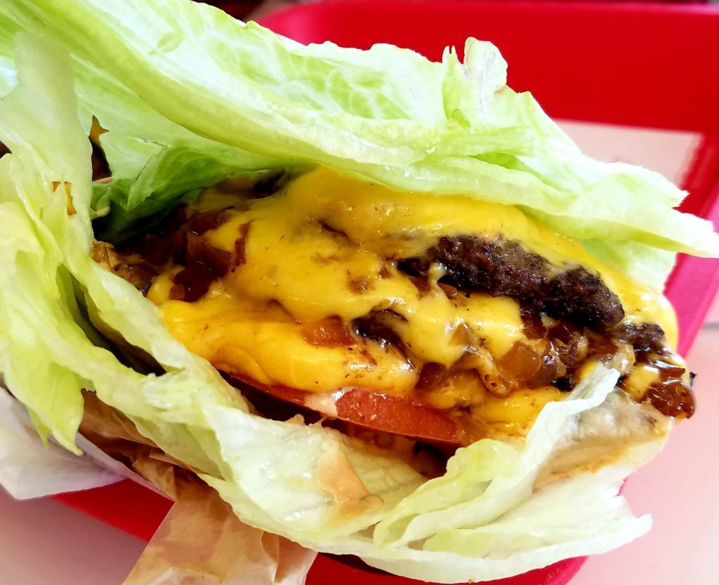 In N Out Protein Style Burger