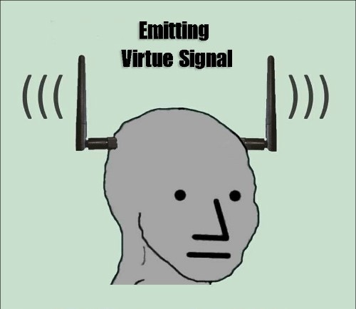 virtue signal