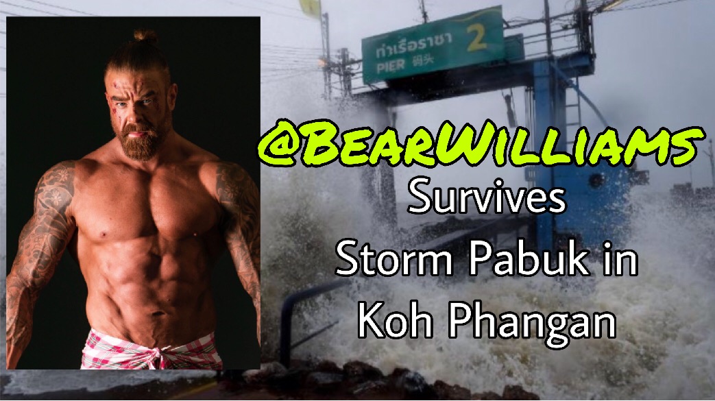 Bear Williams Storm Pabuk Koh Phangan Thailand
