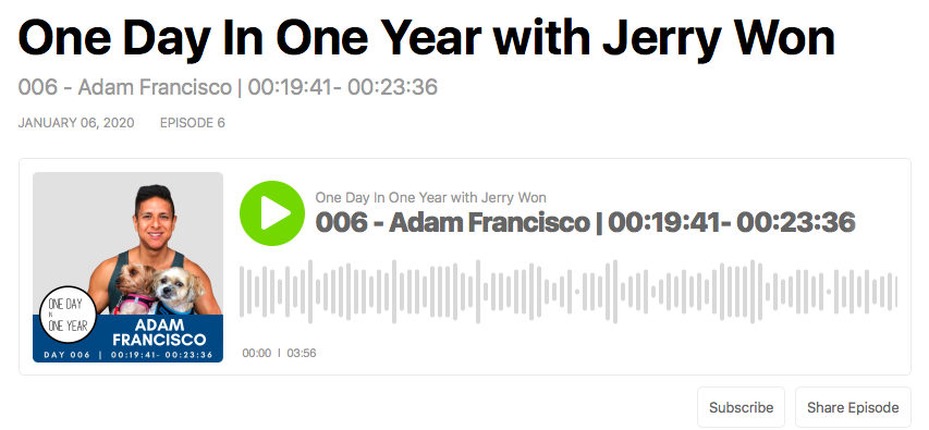 One Day In One Year Podcast